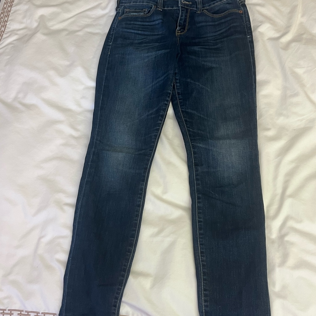 Lucky Brand Womens Dark Blue Jeans Sofa Skinny